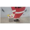 Image 4 : Vintage Hand-Painted Wooden Santa Claus Christmas Yard Decoration with Toy Bag 59”×36”