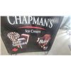 Image 6 : Chapman's Ice Cream "We're Open" A-Frame Sandwich Board Sign 24”×42”