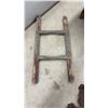 Image 3 : Stool with Cast Iron Legs, Wooden Ladder, and SMP Quality Stoves Enamel Plate