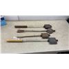 Image 1 : Four Cast Iron Pie Irons: Rome Square, Round, Square, and Woods Square