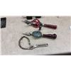 Image 6 : Vintage Metal Tool Box, Flashlights, Hammer, Wood Clamps, and Oil Wrench