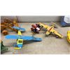 Image 3 : Vintage Toy Lot: Tonka Fire Truck, Little Red Racer Wagon, Airplanes