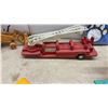 Image 5 : Vintage Toy Lot: Tonka Fire Truck, Little Red Racer Wagon, Airplanes
