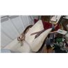 Image 6 : Tooled Leather Western Saddle with Suede Seat and Floral Skirts