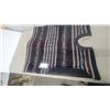 Image 2 : Quilted Western Saddle Pad with Striped Woven Top and Fleece Bottom