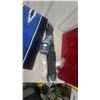 Image 2 : Weaver Leather AirFlex 30” Cinch and Woven Saddle Blanket, Blue, Black, and White
