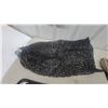 Image 2 : 36” Black Western Cinch, Black Mesh Hay Net, and Tan Longe Line with Snap Clip