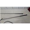Image 2 : Equestrian Lunge Whip, Dressage Whip, and Black Braided Leather Strap