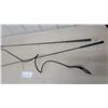 Image 3 : Equestrian Lunge Whip, Dressage Whip, and Black Braided Leather Strap