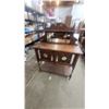 Image 1 : Fancy Antique Carved Wood Sideboard with Mirrored Backsplash and Lower Cabinet Doors 56”×42”×17”