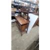 Image 7 : Fancy Antique Carved Wood Sideboard with Mirrored Backsplash and Lower Cabinet Doors 56”×42”×17”