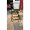Image 1 : Doerr Farm Duty 1 HP AC Motor and Table Saw on Metal Stand