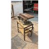 Image 2 : Doerr Farm Duty 1 HP AC Motor and Table Saw on Metal Stand