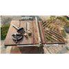 Image 2 : Beaver Power Tools Table Saw, Miter Gauge, Rip Fence on Rolling Stand