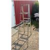 Image 2 : 6ft Aluminum Step Ladder with Tool Tray