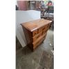 Image 2 : Wooden 7-Drawer Dresser with Brass Bail Pulls and Decorative Backplates 38”×17”×33”