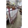 Image 7 : Antique Victorian Iron and Brass Bed Frame with Headboard and Brass Finials