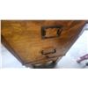 Image 6 : Antique Globe-Wernicke Quartersawn Oak Mission Style Card File Cabinet on Stand 24”×16”×18”