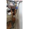 Image 3 : Antique Wooden Platform Warehouse Scale with Cast Iron Wheeled Base