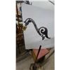 Image 3 : Pair of Vintage Art Nouveau/Deco Bridge Arm Floor Lamps With Ornate Scrollwork