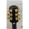 Image 7 : Epiphone Les Paul Custom, Electric Guitar, Black Finish, Gold Hardware, Three Humbucker Pickups