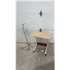 Image 1 : Guitar Stand and Small Desk on Casters
