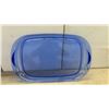 Image 7 : Cobalt Blue plastic picnic set Platter, Bowls, Plates, Thermometers, Pottery Vases, Humming Bird