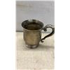 Image 6 : Assorted Silverplate and Brass Flatware, Candlesticks, Bowls, Creamer and Sugar