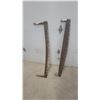Image 1 : Pair of Antique Two-Man Crosscut Logging Saws with Wooden Handles both 60” long