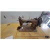 Image 2 : Vintage Domestic Rotary Triple Stitch Sewing Machine in Wooden Cabinet With Drawers, circa 1940s