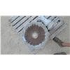 Image 3 : Concrete Two-Piece Garden Bird Bath with Fluted Bowl and Pedestal Base