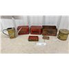 Image 1 : T and B Myrtle Cut, Old Kentucky, Union Leader, Wakefield Tobacco Tins and Olio d'Oliva Can
