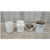 Image 6 : Milk Glass Vases and More With Blue Mountain-Style Pottery Owl, Duck, and Fawn Figurines