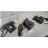 Image 4 : Lot of 3 Western Electric Common Battery Telephones, 1920s-1930s, Models 202 and 102 Desk Sets