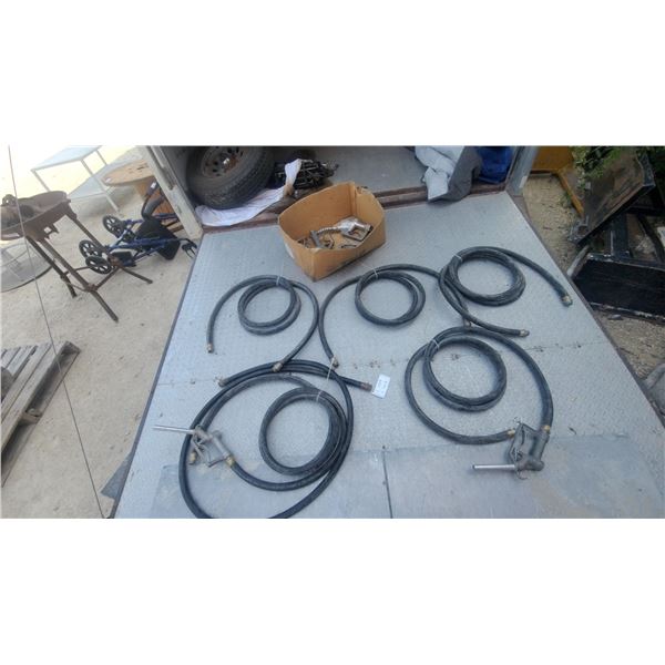 Dayco Fuel Master 5/8” Fuel Dispensing Hoses, 50 PSI, with Nozzles