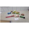 Image 1 : Vintage Tonka Pressed Steel Toy Vehicles Including Car Carrier, Cement Mixer, Loader