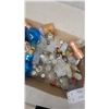 Image 3 : Assortment of Glass Salt and Pepper Shakers and Blue Decorative Light Bulbs