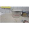 Image 2 : Vintage General Electric Enamel Wringer Washer Tub, Corona Extra Pails and Coca-Cola Sign