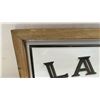 Image 3 : Framed "Laundry Sucks Since 1957 Wash Dry Fold Repeat" Decorative Wood and Metal Sign, 10 × 23”