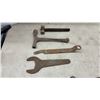 Image 2 : Assortment of Antique Tractor Wrenches Including Crane Square-Socket Valve Wrench, Pipe Wrench