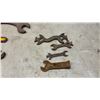 Image 3 : Assortment of Antique Tractor Wrenches Including Crane Square-Socket Valve Wrench, Pipe Wrench