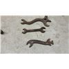 Image 4 : Assortment of Antique Tractor Wrenches Including Crane Square-Socket Valve Wrench, Pipe Wrench