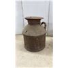 Image 2 : Antique Metal Milk Can and Cream Separator Parts