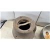 Image 3 : Antique Metal Milk Can and Cream Separator Parts