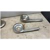 Image 9 : Antique Metal Milk Can and Cream Separator Parts