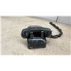 Image 3 : Two Black Rotary Dial Telephones, One Wall Mount and One Desk Set