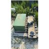 Image 1 : Vintage Military Police Roof Bar with Siren and Light, and Metal Cabinet