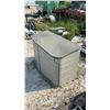 Image 3 : Outdoor Storage Shed, 55 × 17 × 35” (Has a Broken Hinge)