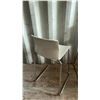 Image 4 : Pair of Ikea White Plastic and Chrome Bar Stools