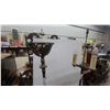 Image 2 : Pair of Antique Cast Metal Floor Lamps, Torchiere and Three-Light Candelabra Styles